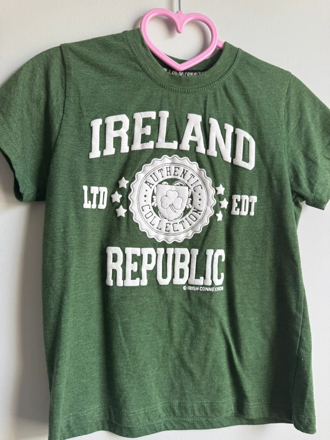 Irish Connexxion Green T-Shirt Size 9-11 thumbnail