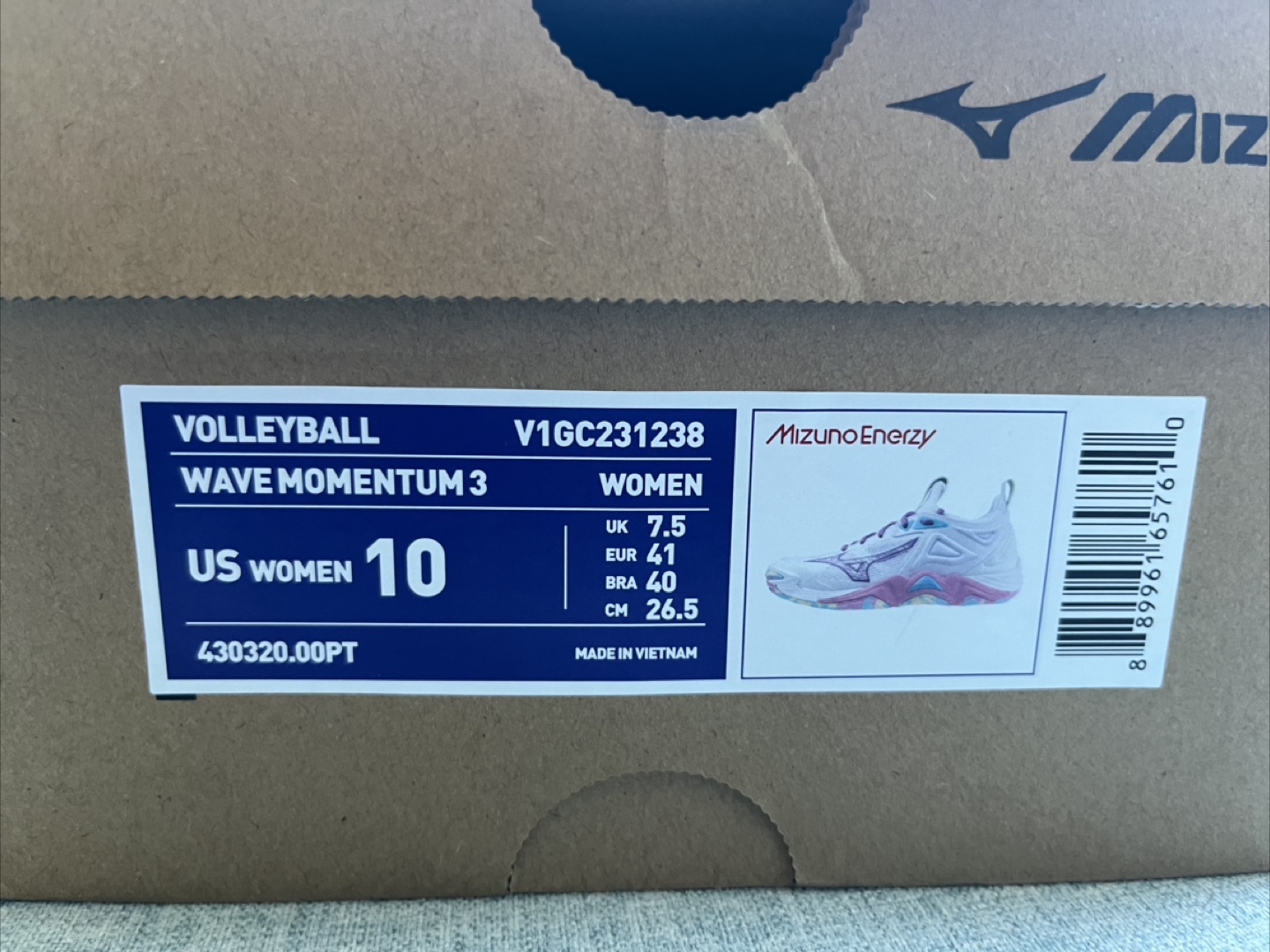 Mizuno Wave Momentum 3 Women's US 10 - photo 4
