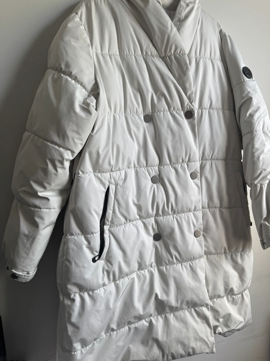 Noize White Puffer Coat XXL thumbnail