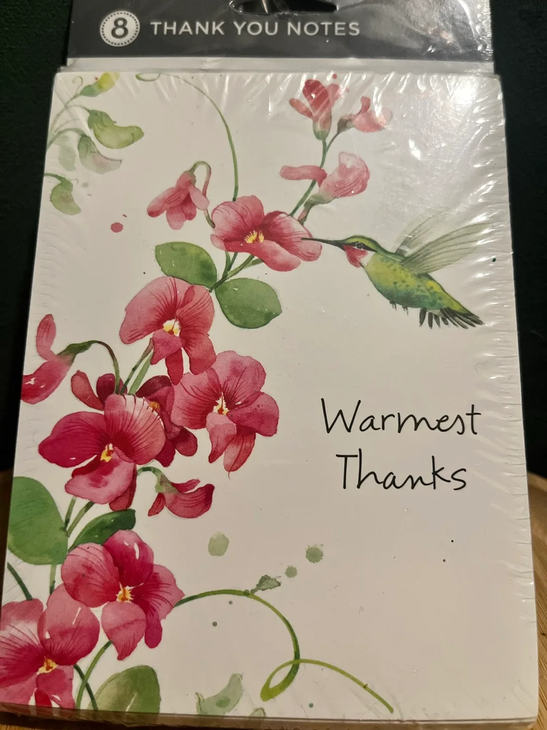 New 8 Thank You Notes/Cards - Warmest Thanks thumbnail