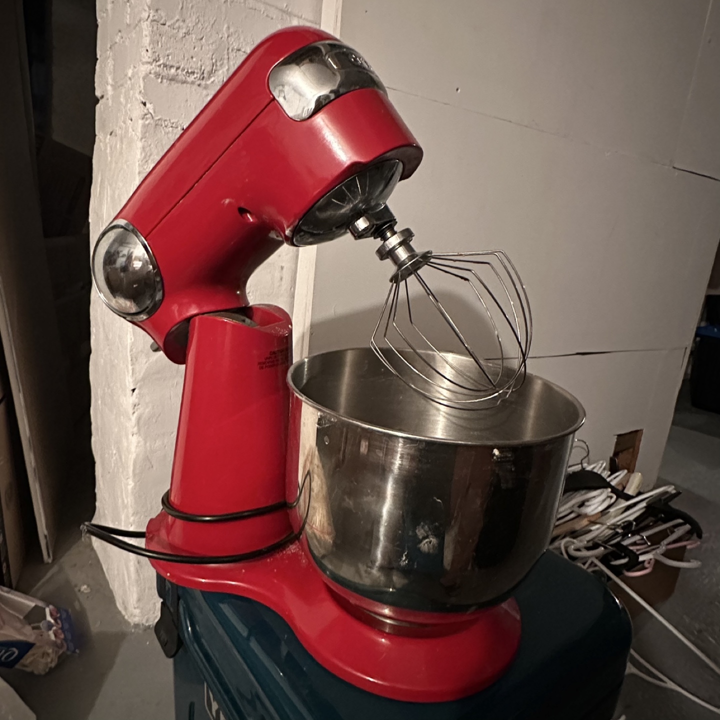 Red KitchenAid Stand Mixer
