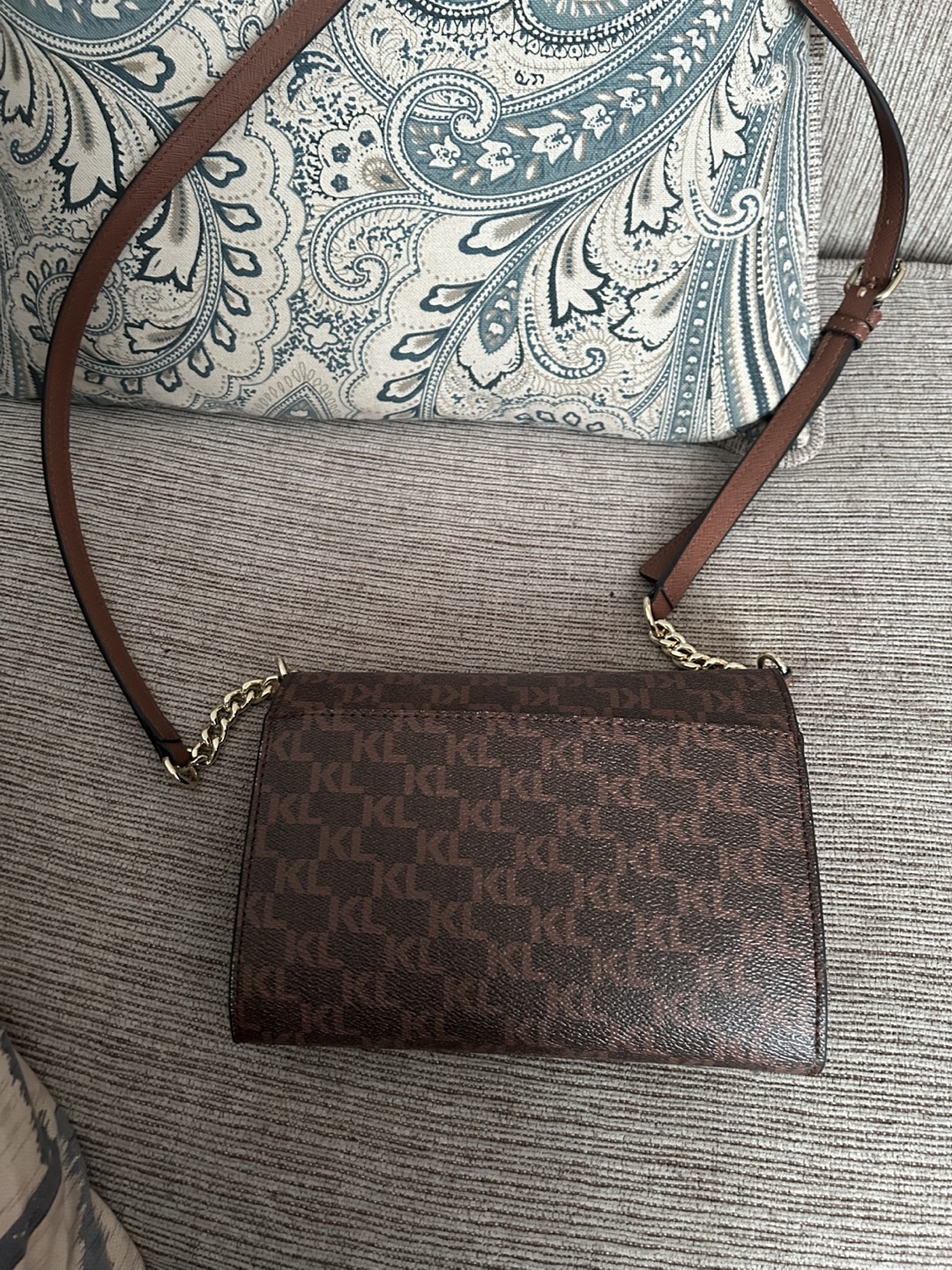 Karl Lagerfeld Brown Crossbody Bag - photo 2