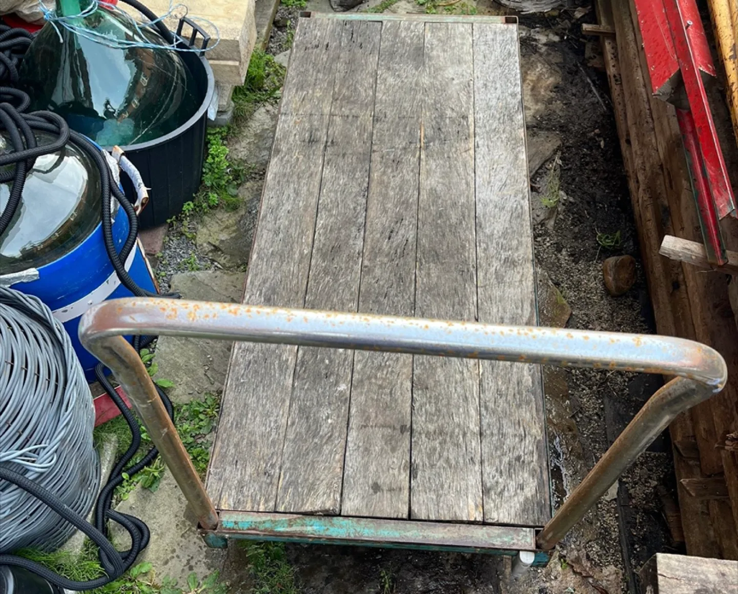 Wooden Platform Cart thumbnail