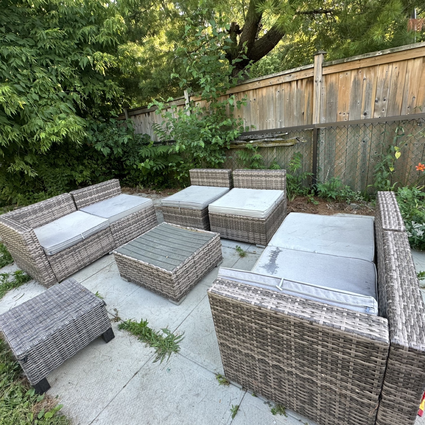 Wicker Outdoor Patio Furniture Set - photo 4