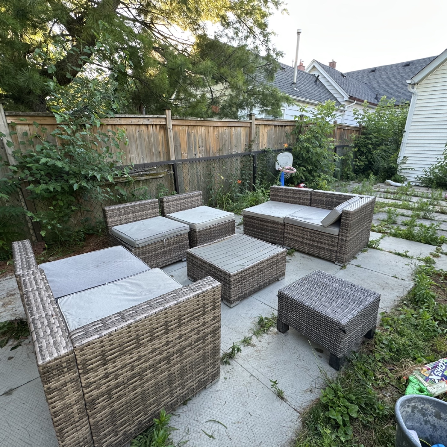 Wicker Outdoor Patio Furniture Set - photo 2