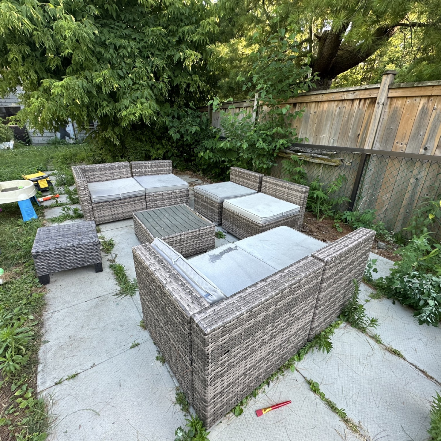 Wicker Outdoor Patio Furniture Set