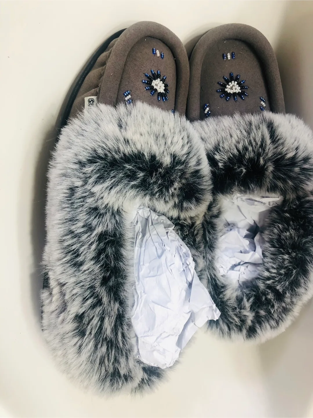 NEW SoftMoc Fur-Trimmed Moccasins thumbnail