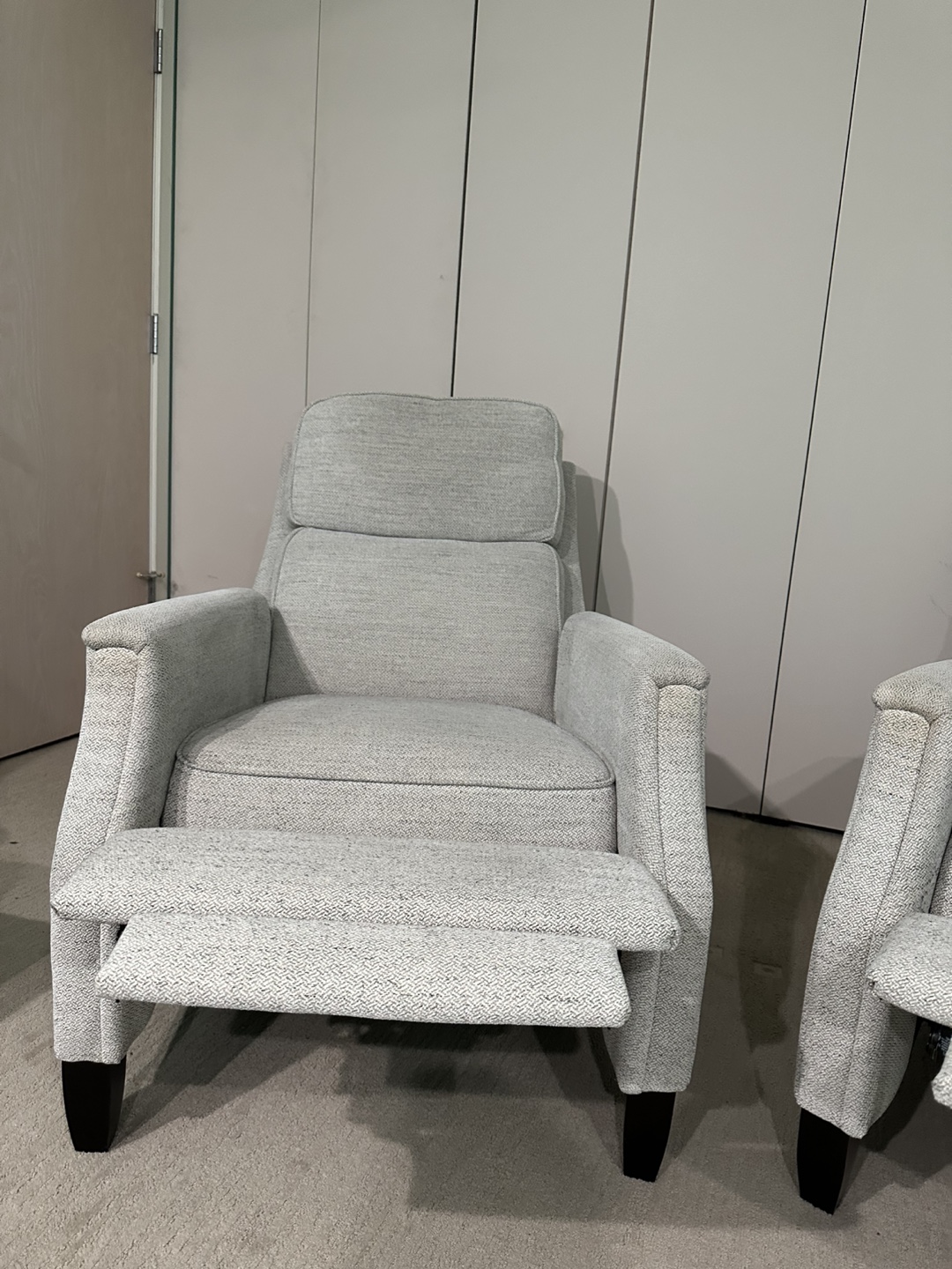 Light Gray Recliner Chair - photo 2