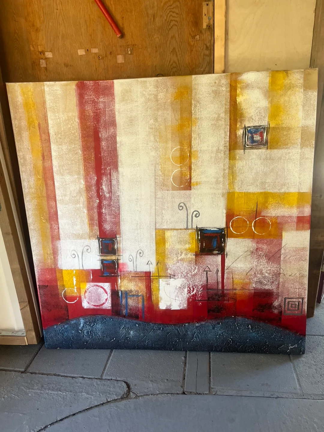 Large Abstract Canvas Wall Art thumbnail