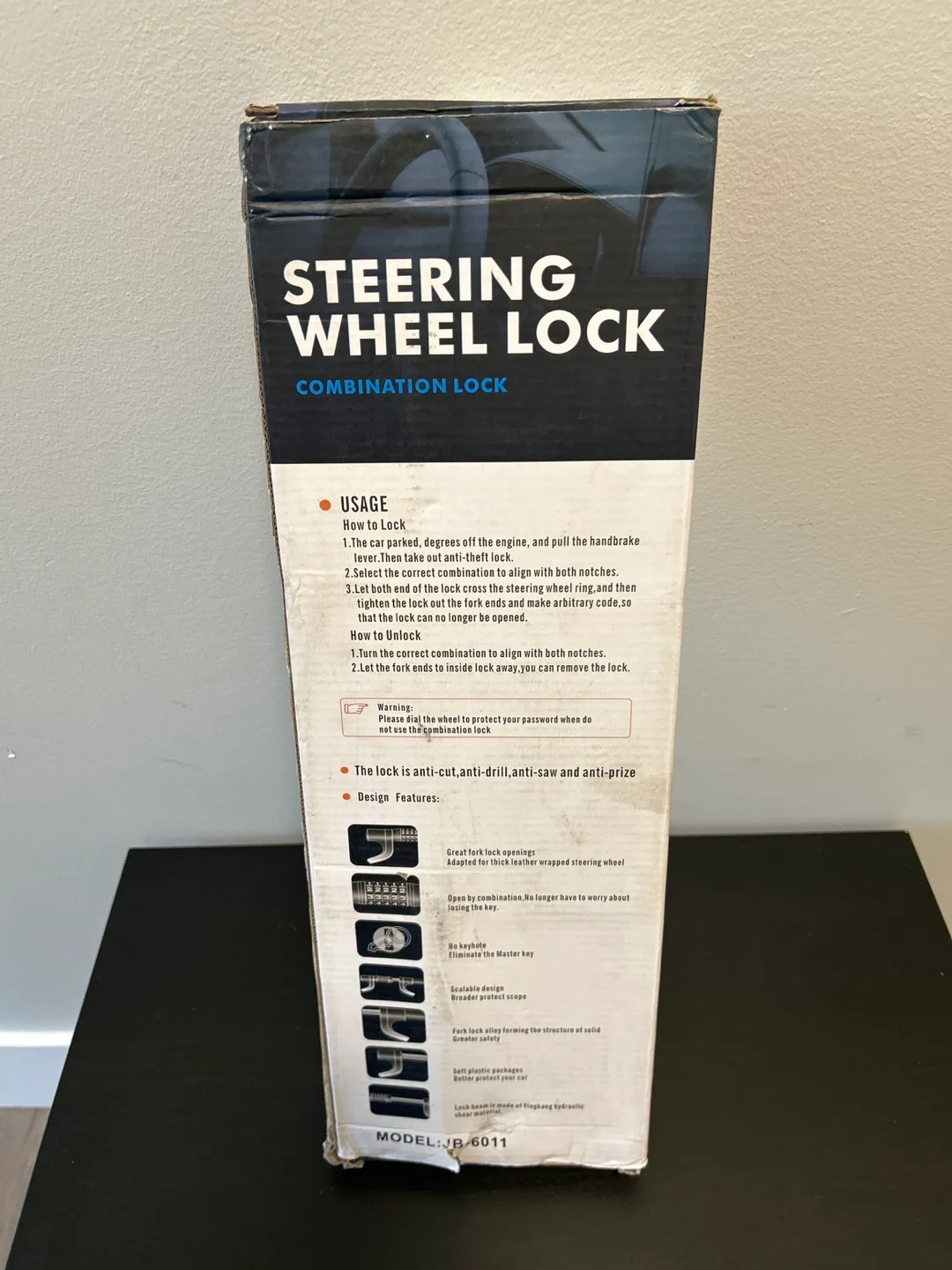 New Steering Wheel Combination Lock image indicator(2)