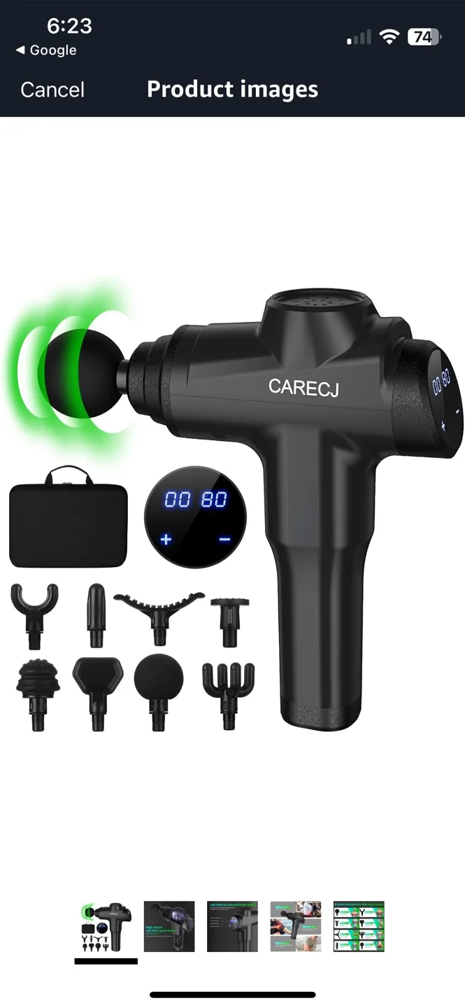 CARECJ Massage Gun thumbnail