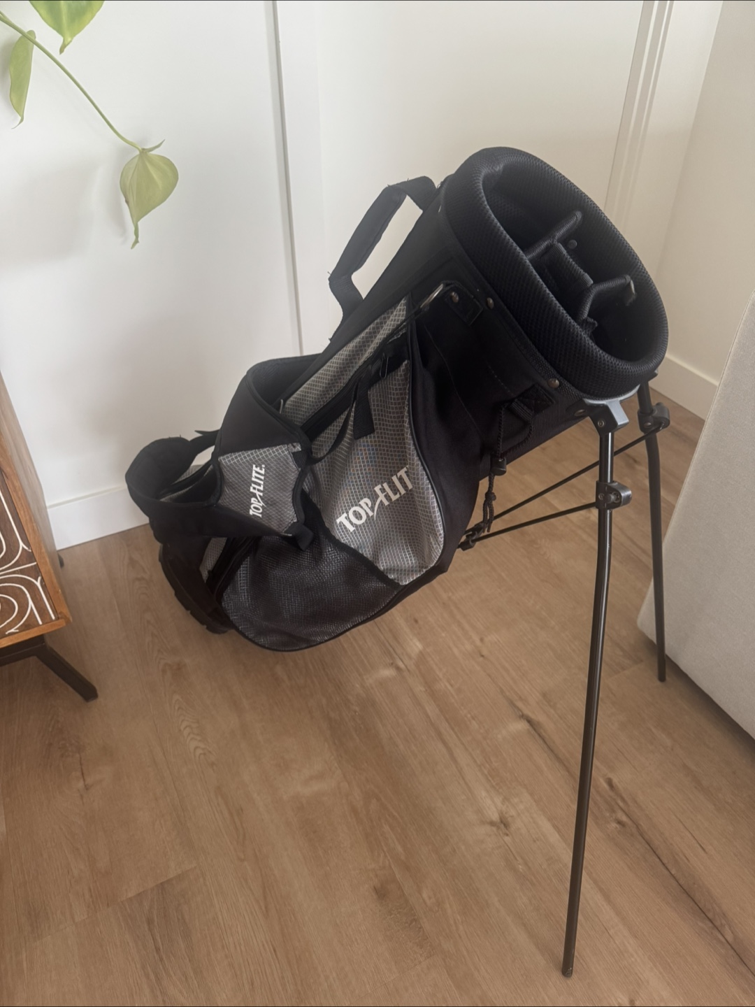 Top Flite Golf Stand Bag - Black & Grey - photo 2