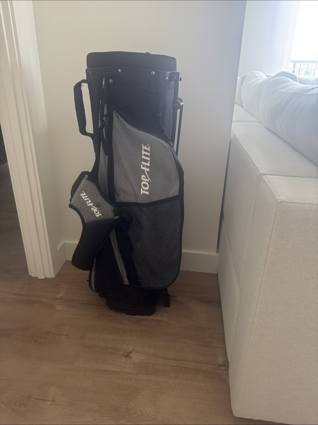 Top Flite Golf Stand Bag - Black & Grey