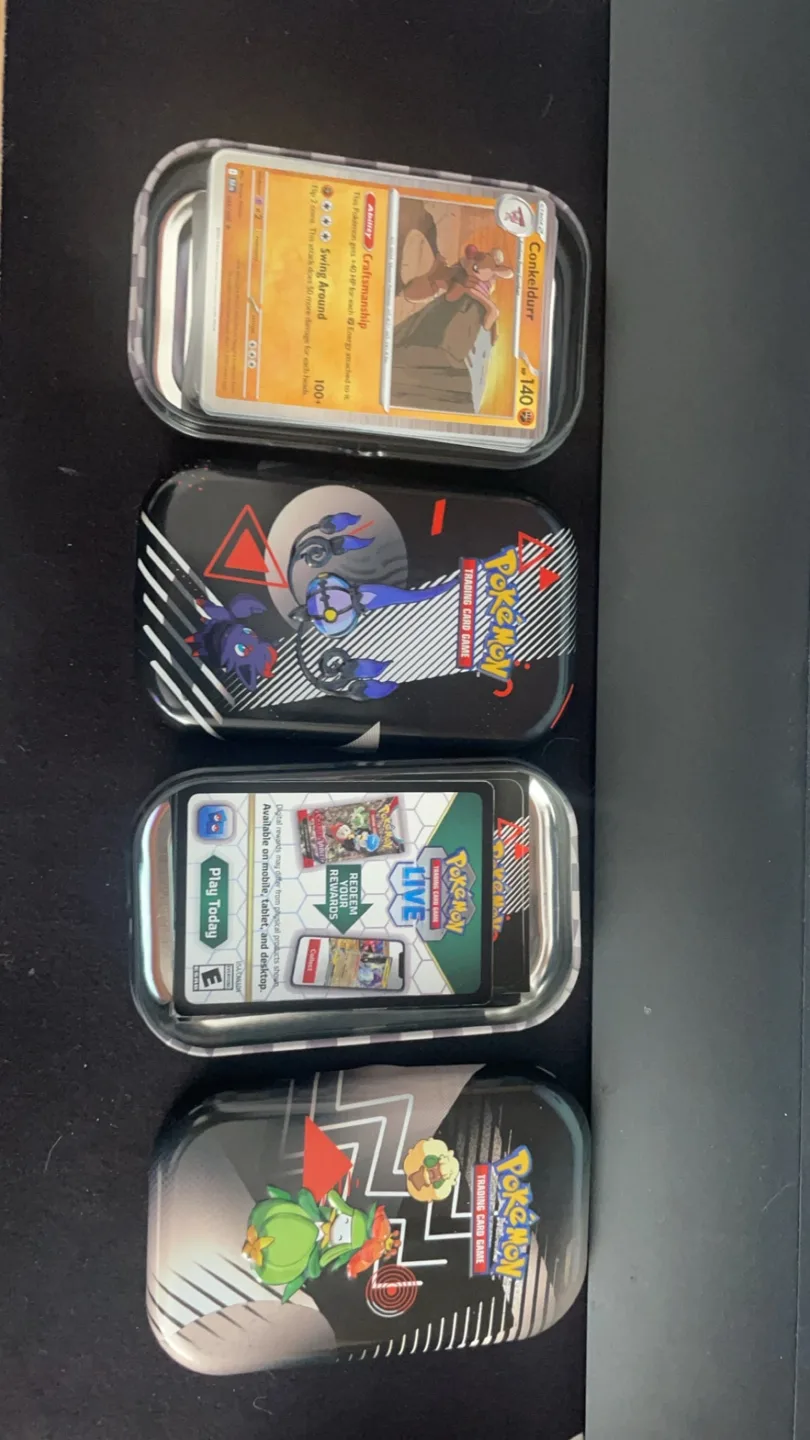 Pokemon Trading Card Game Tins lot bulk image indicator(2)