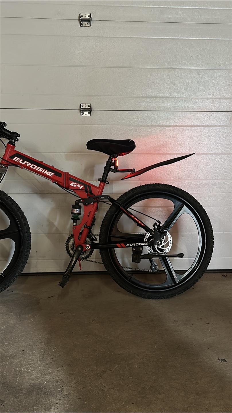 Eurobike G4 Folding Mountain Bike - Red - photo 3