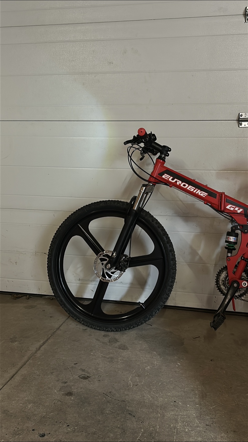 Eurobike G4 Folding Mountain Bike - Red - photo 4