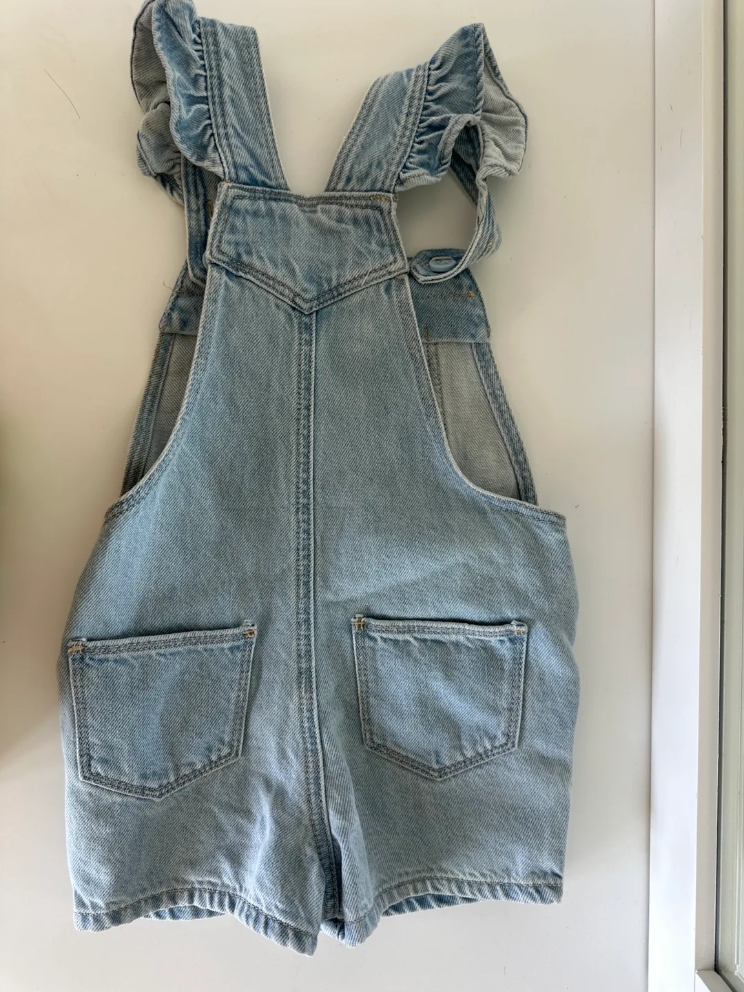 Gap Denim Baby Ruffle Overalls - Size 4 Years image indicator(3)