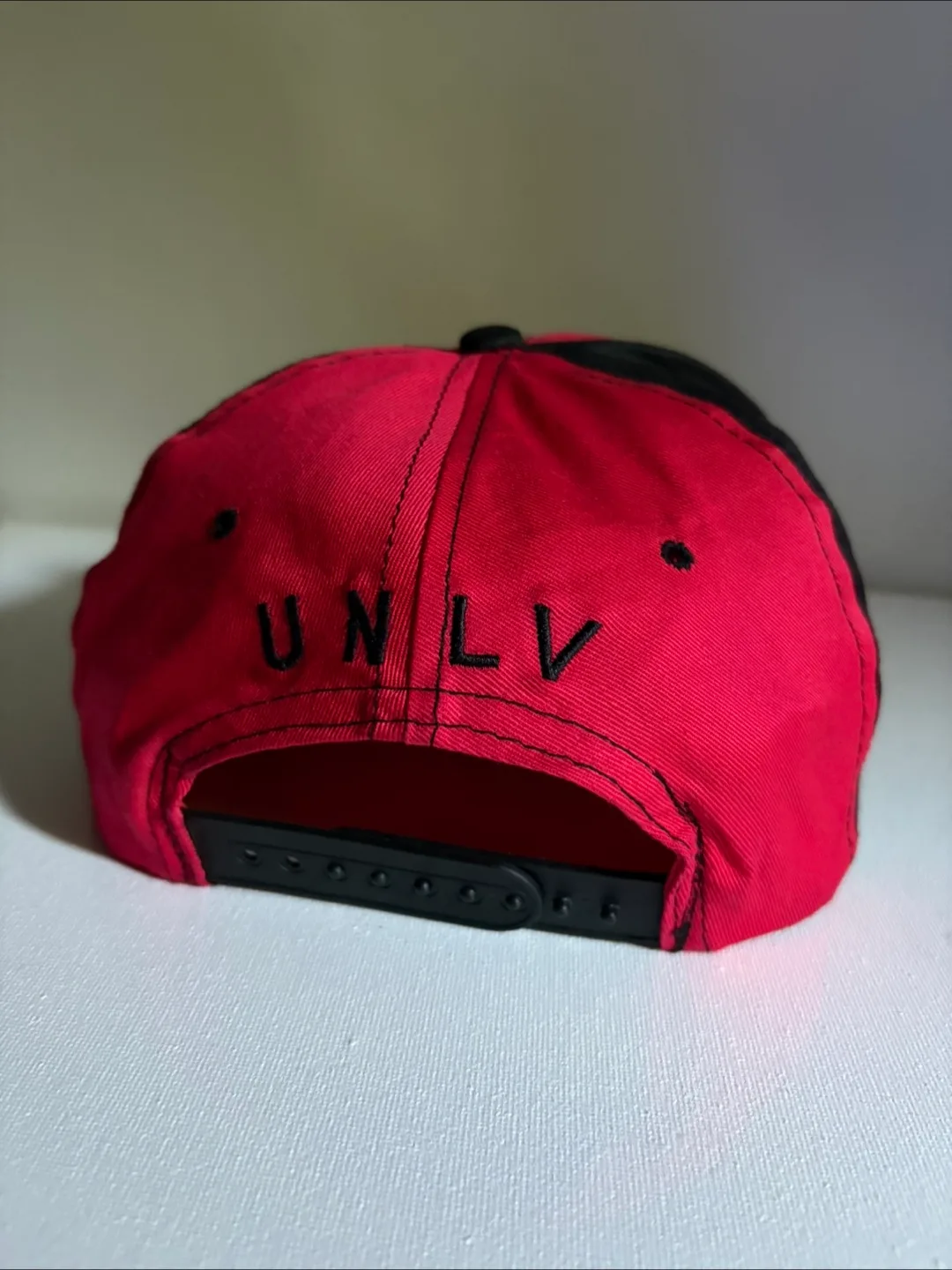 Vintage UNLV Rebels snapback hat 90s Las Vegas starter new era image indicator(4)