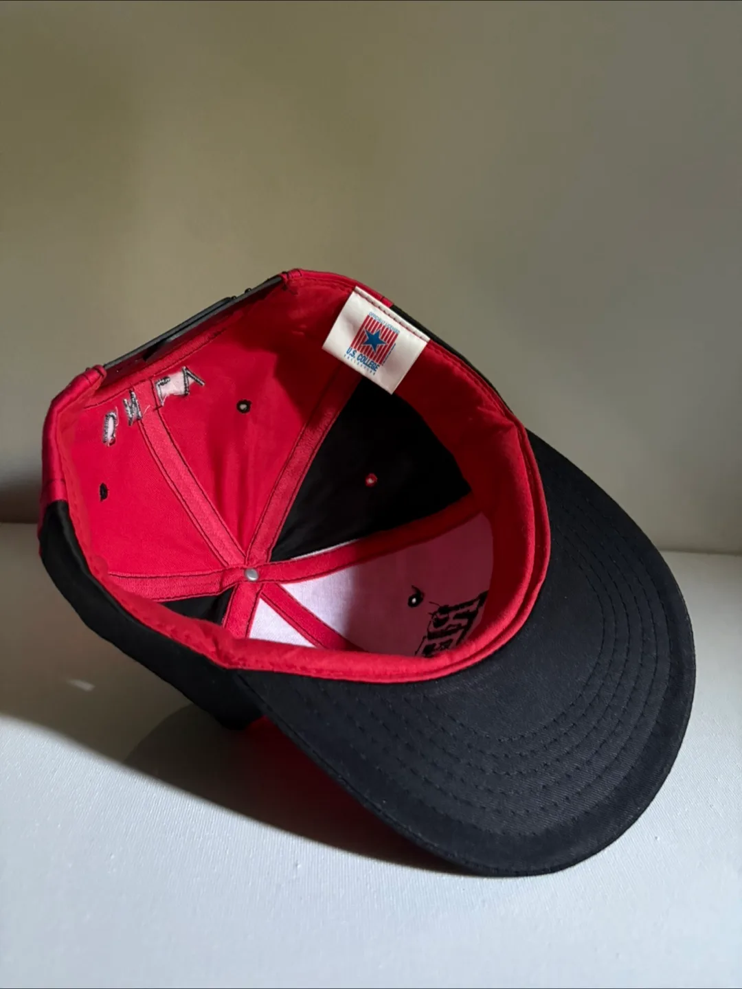 Vintage UNLV Rebels snapback hat 90s Las Vegas starter new era image indicator(3)