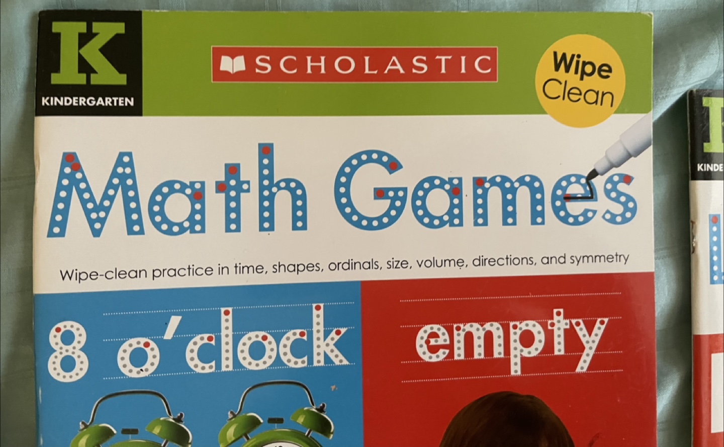 🇨🇦 Scholastic Wipe Clean Kindergarten Workbooks