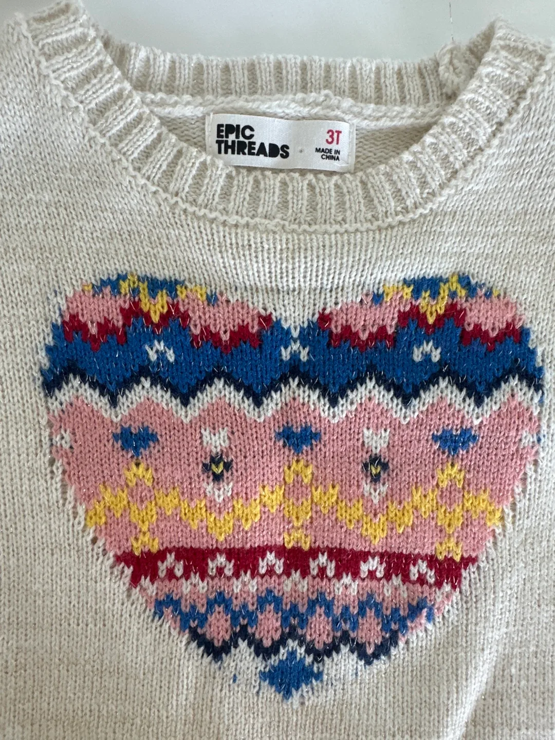 Epic Threads 3T Heart Sweater image indicator(3)