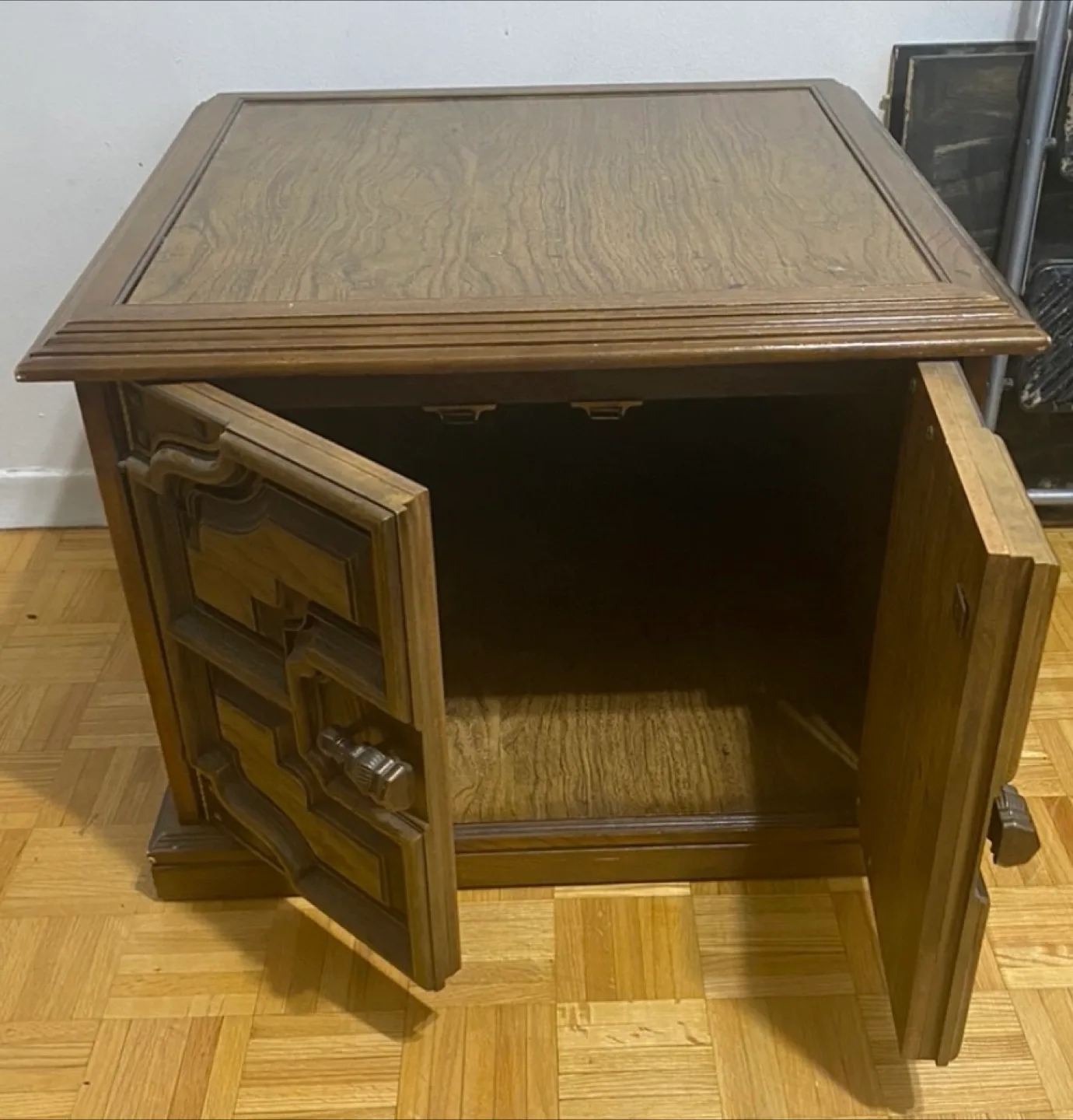 Vintage Wood Side Table image indicator(2)