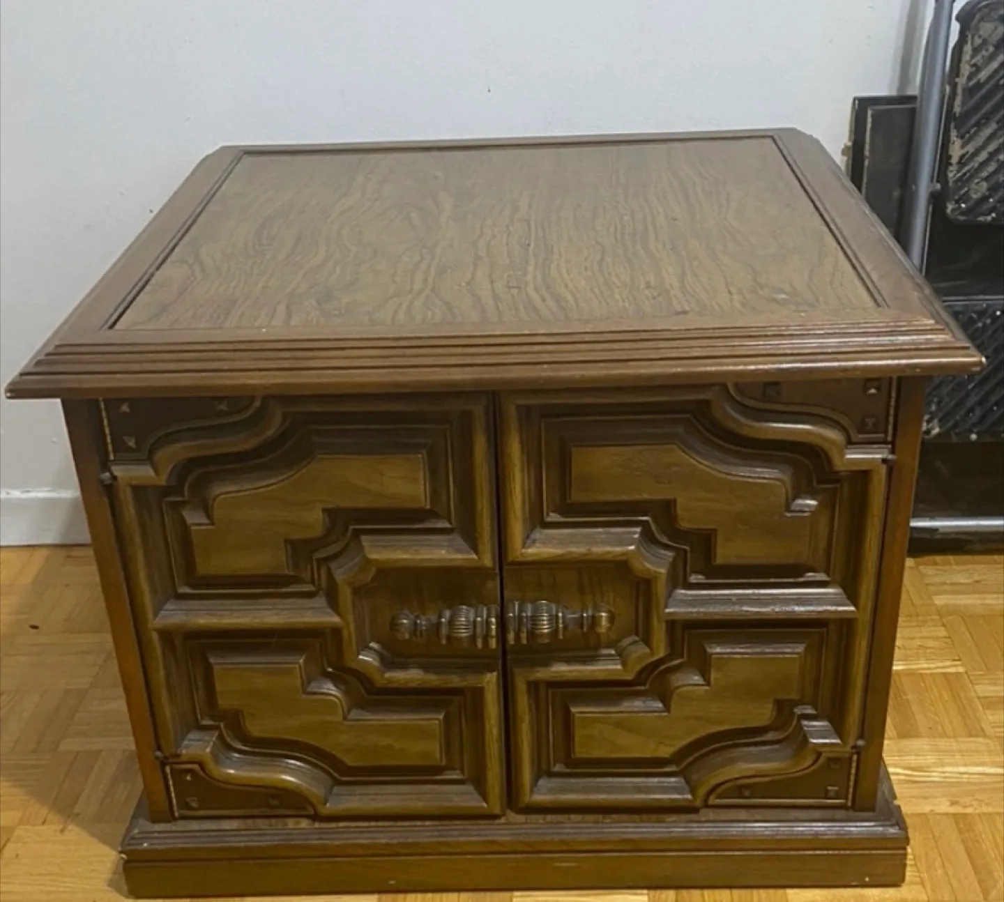 Vintage Wood Side Table thumbnail