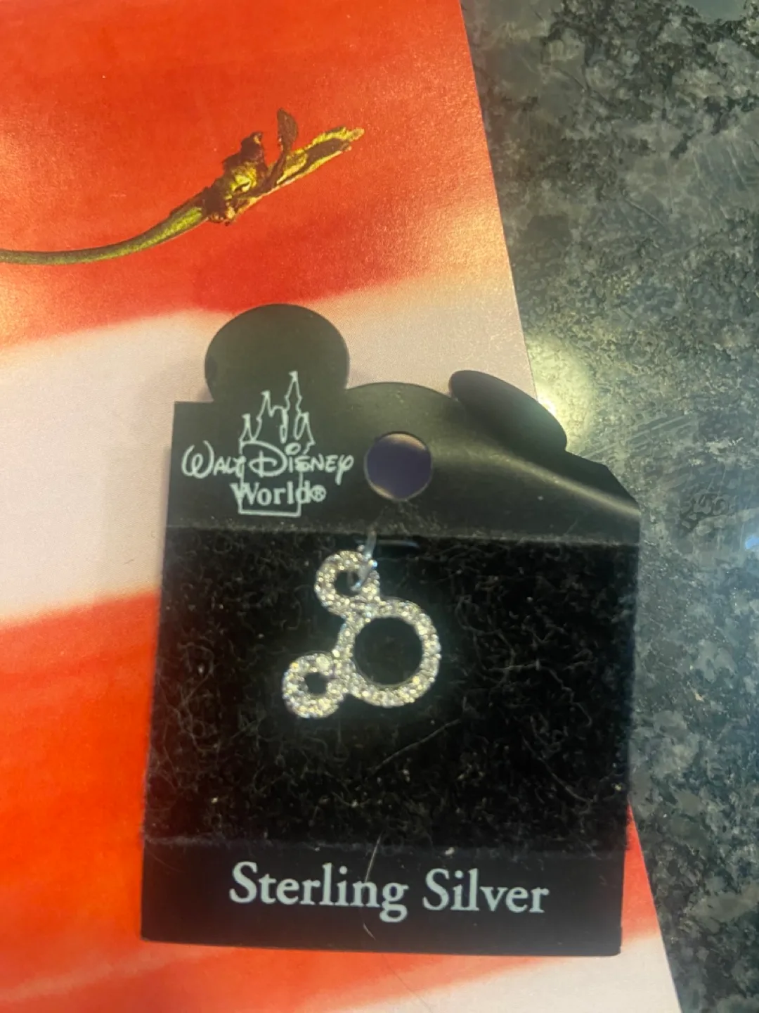 Walt Disney World Sterling Silver Mickey Mouse Pendant thumbnail