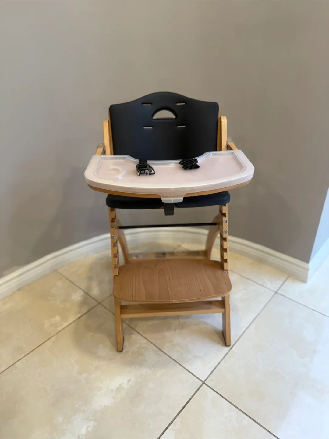 BABYHOOD KAYLULA AVA HIGH CHAIR (Adjustable Wooden High Chair thumbnail