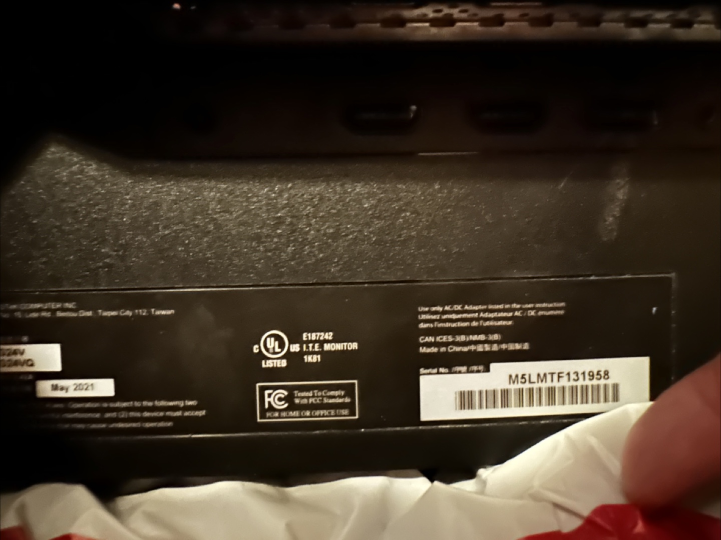 ASUS 24” Monitor - photo 2