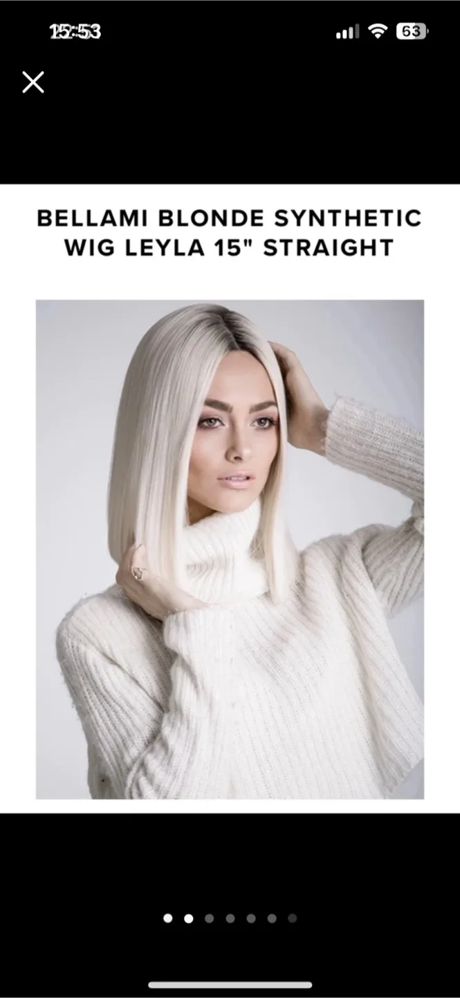 Bellami blond wig thumbnail