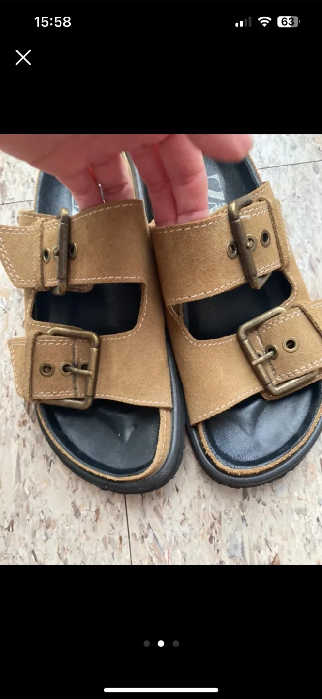 Zara suede sandals (size 6.5) image indicator(2)