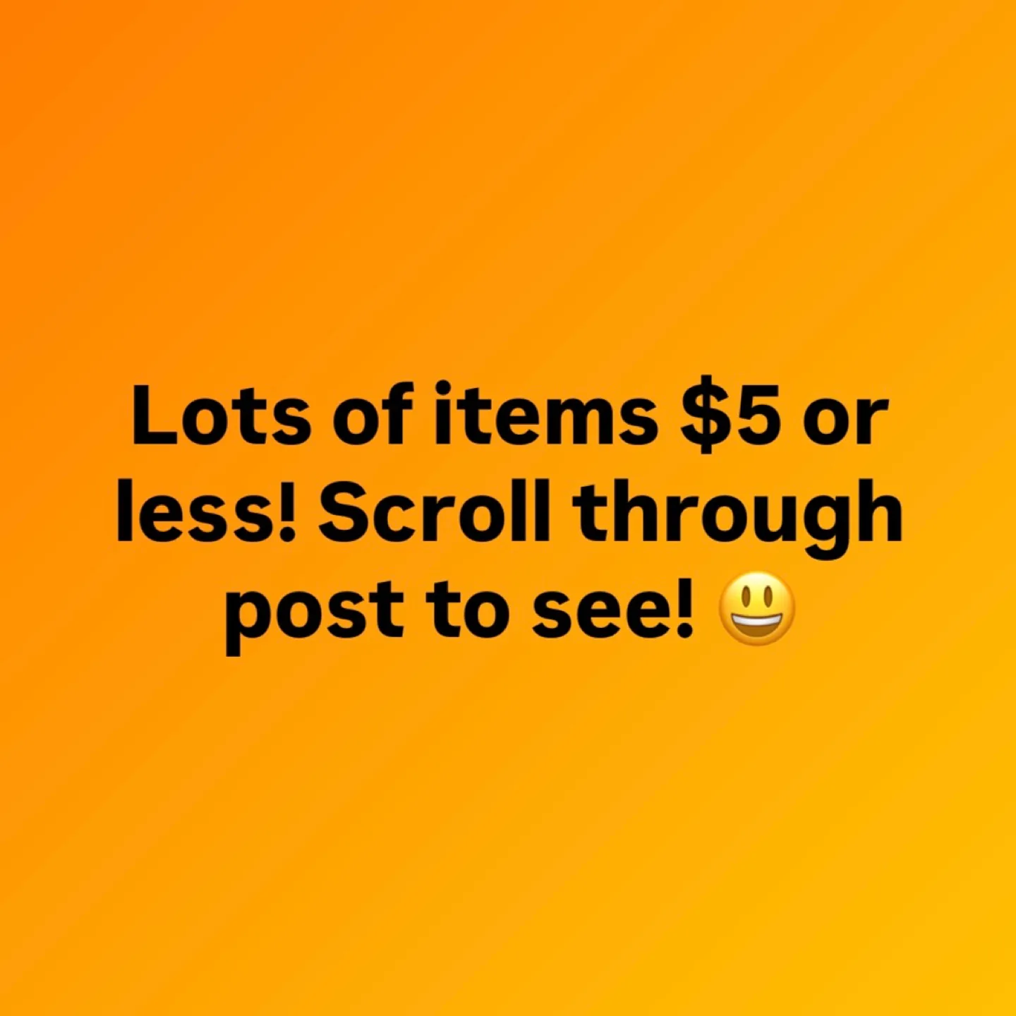 Items for $5 or less! thumbnail