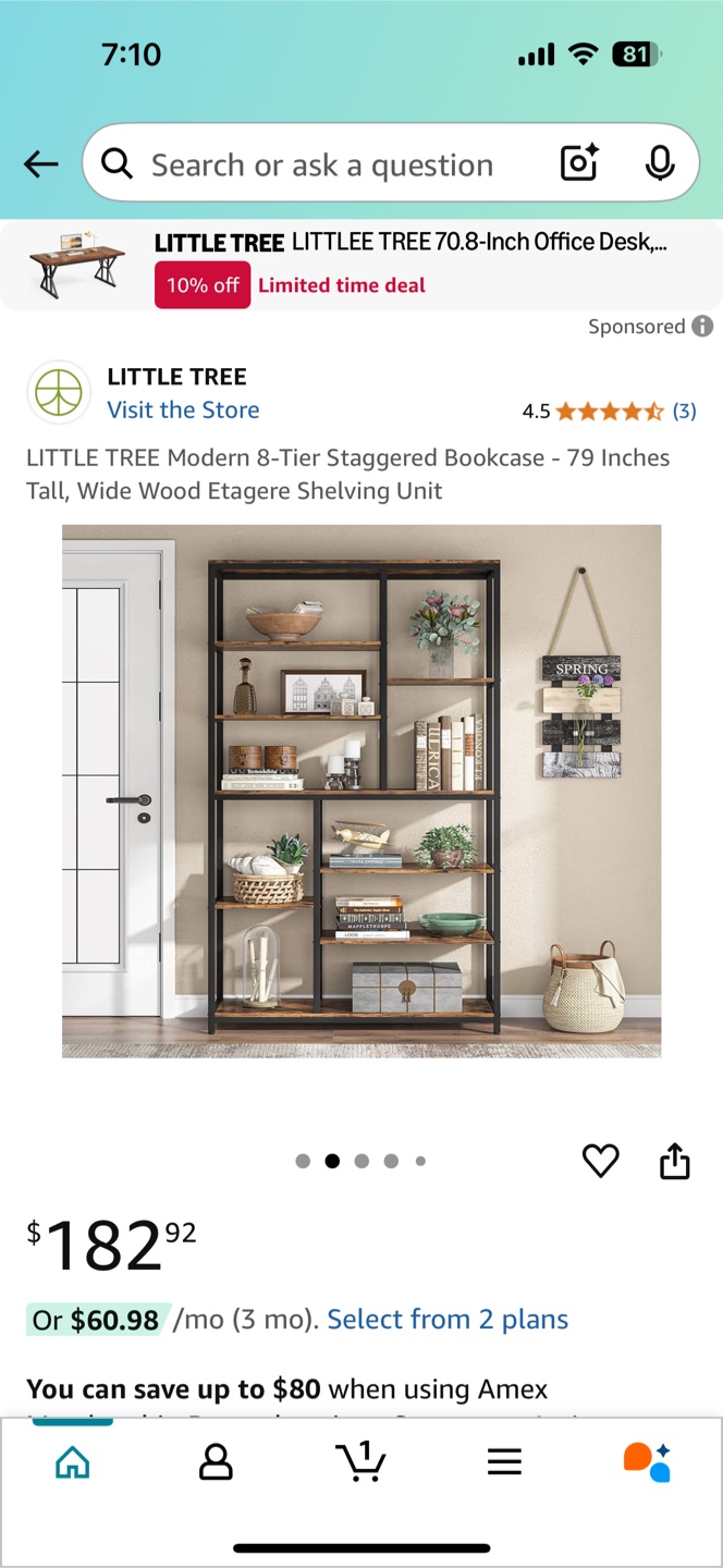 Bookcase/ bookshelf/ shelf/ cabinet - photo 2