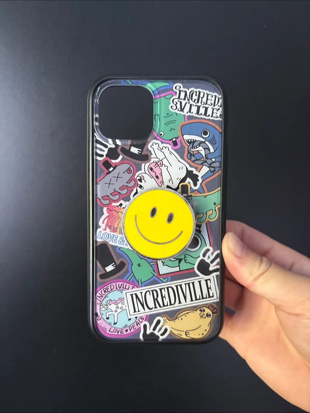 Rhinoshield iPhone 13 Case with  Smiley Grip Official Popsockey thumbnail