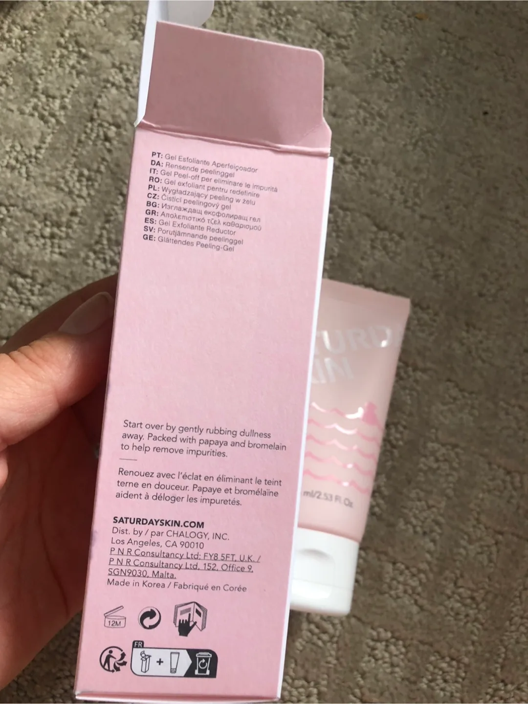 Saturday Skin Rub-A-Dub Refining Peel Gel 75ml image indicator(2)