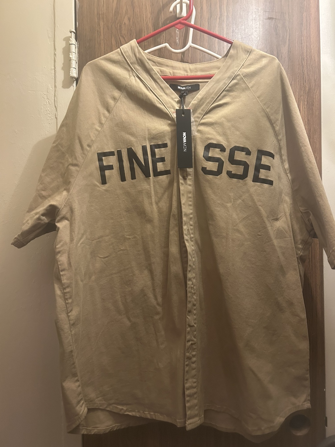 Nova Men Finesse Baseball Jersey - Size XXL