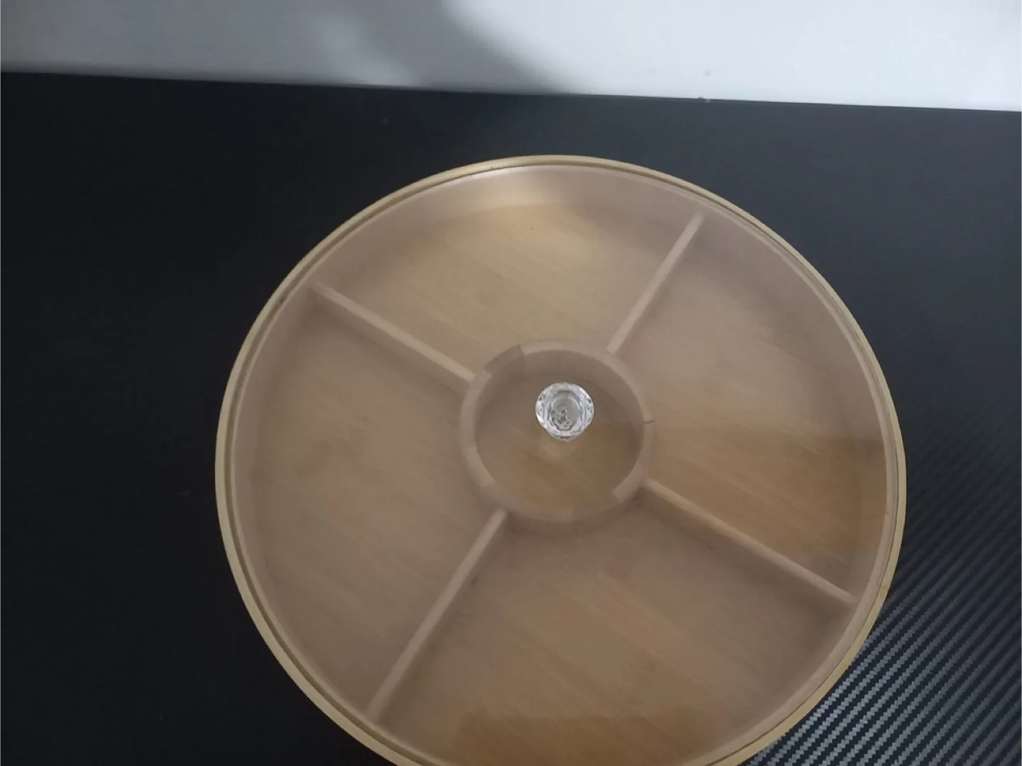Bamboo Rotating Serving Tray thumbnail