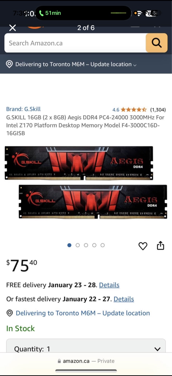 CPU, Motherboard and RAM combo