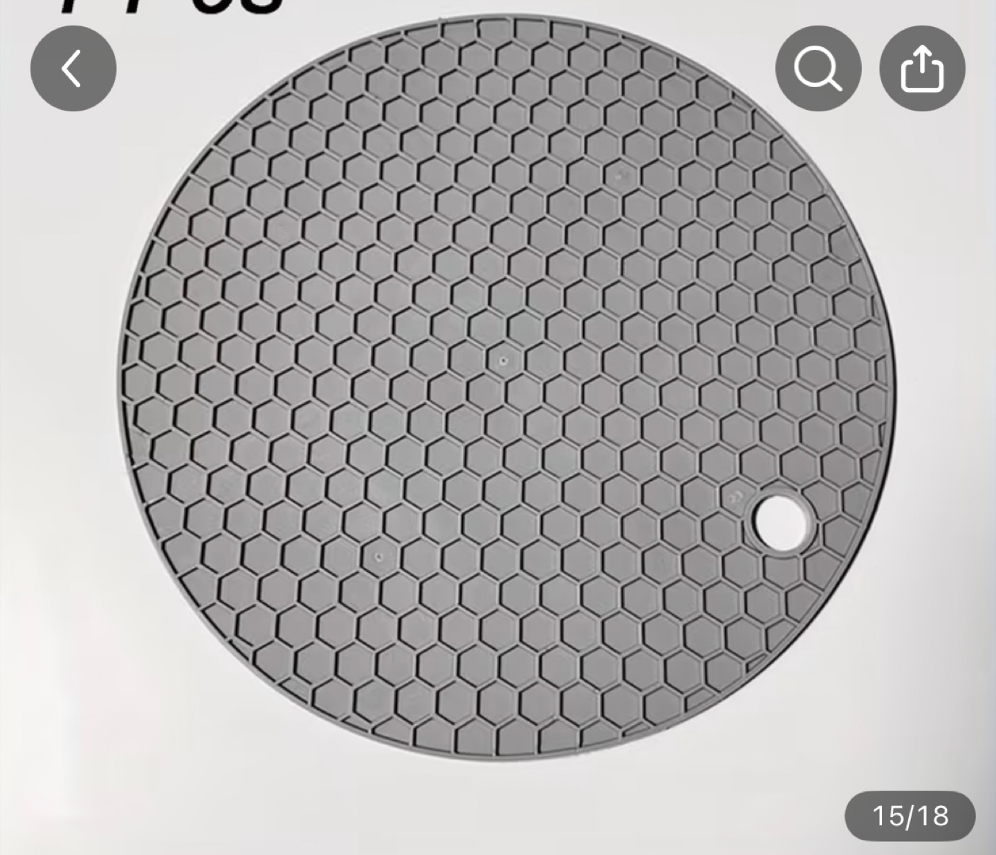 Heat resistance silicone mat
