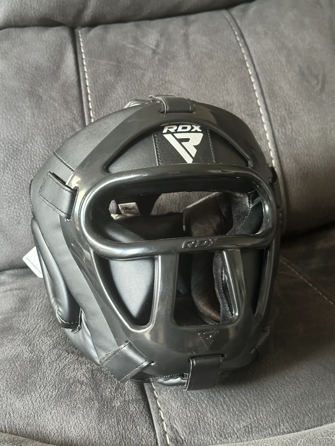 RDX boxing Head Guard - Black thumbnail