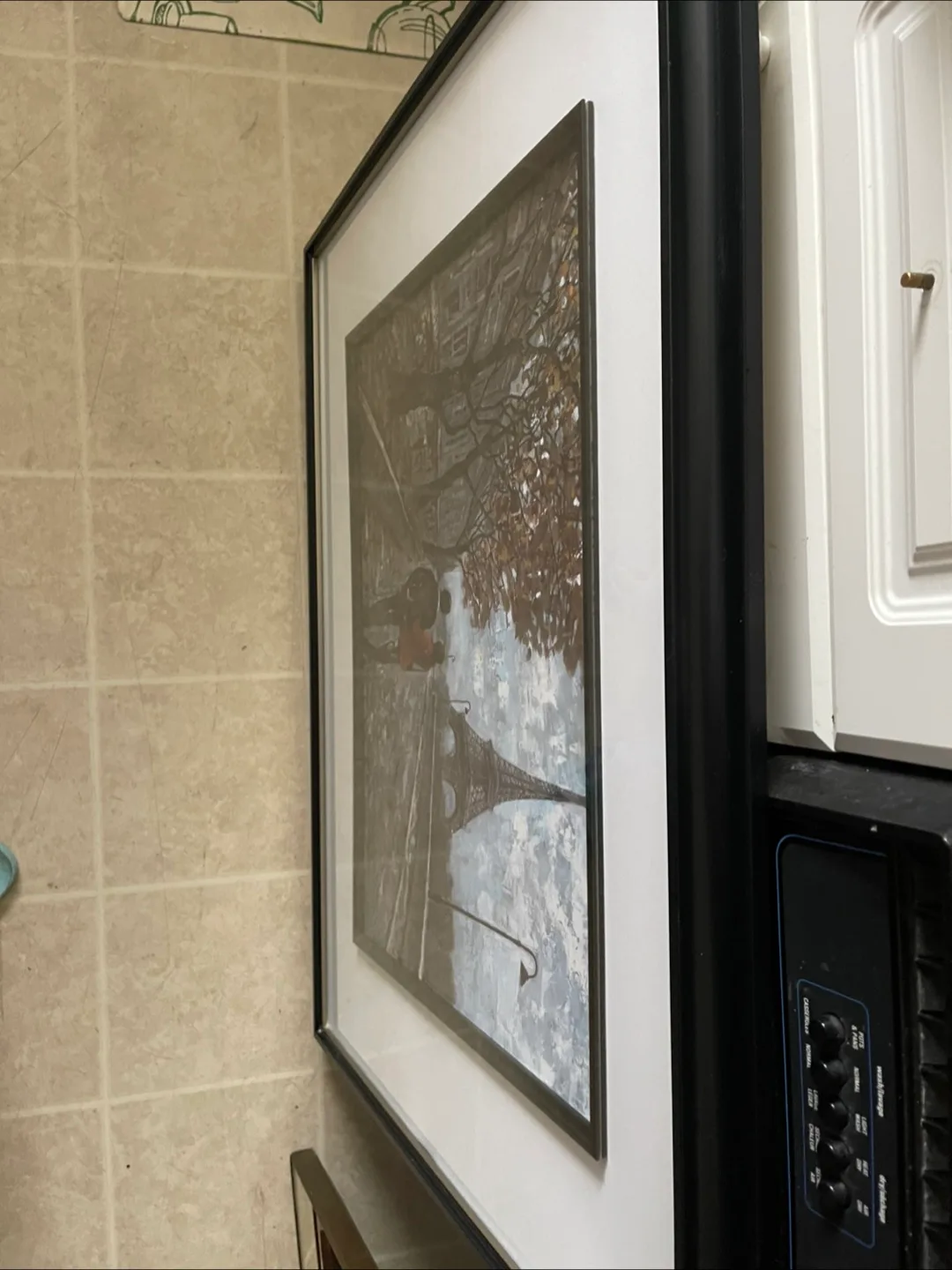 🇨🇦 Framed Eiffel Tower Painting image indicator(3)