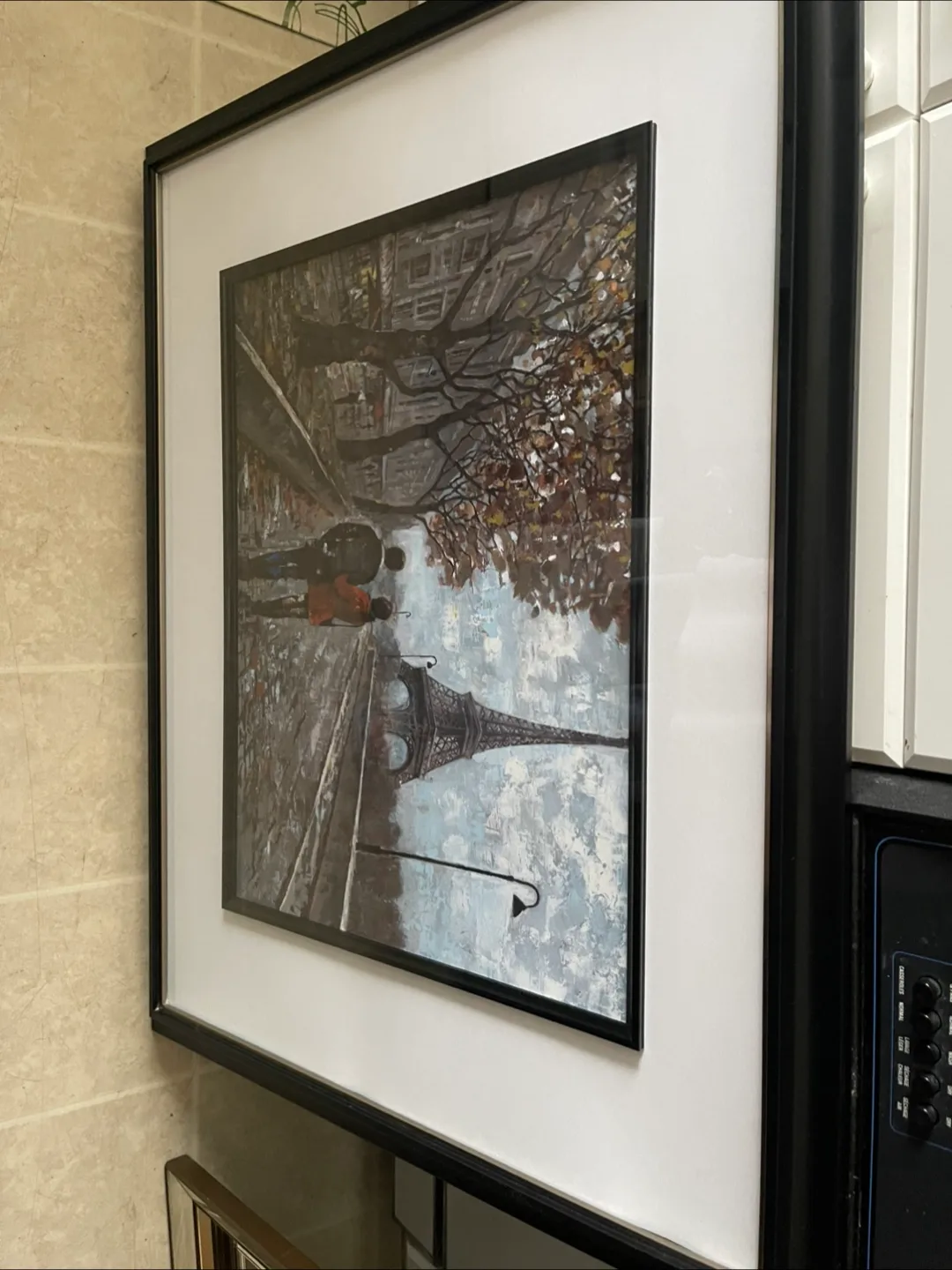 🇨🇦 Framed Eiffel Tower Painting image indicator(6)