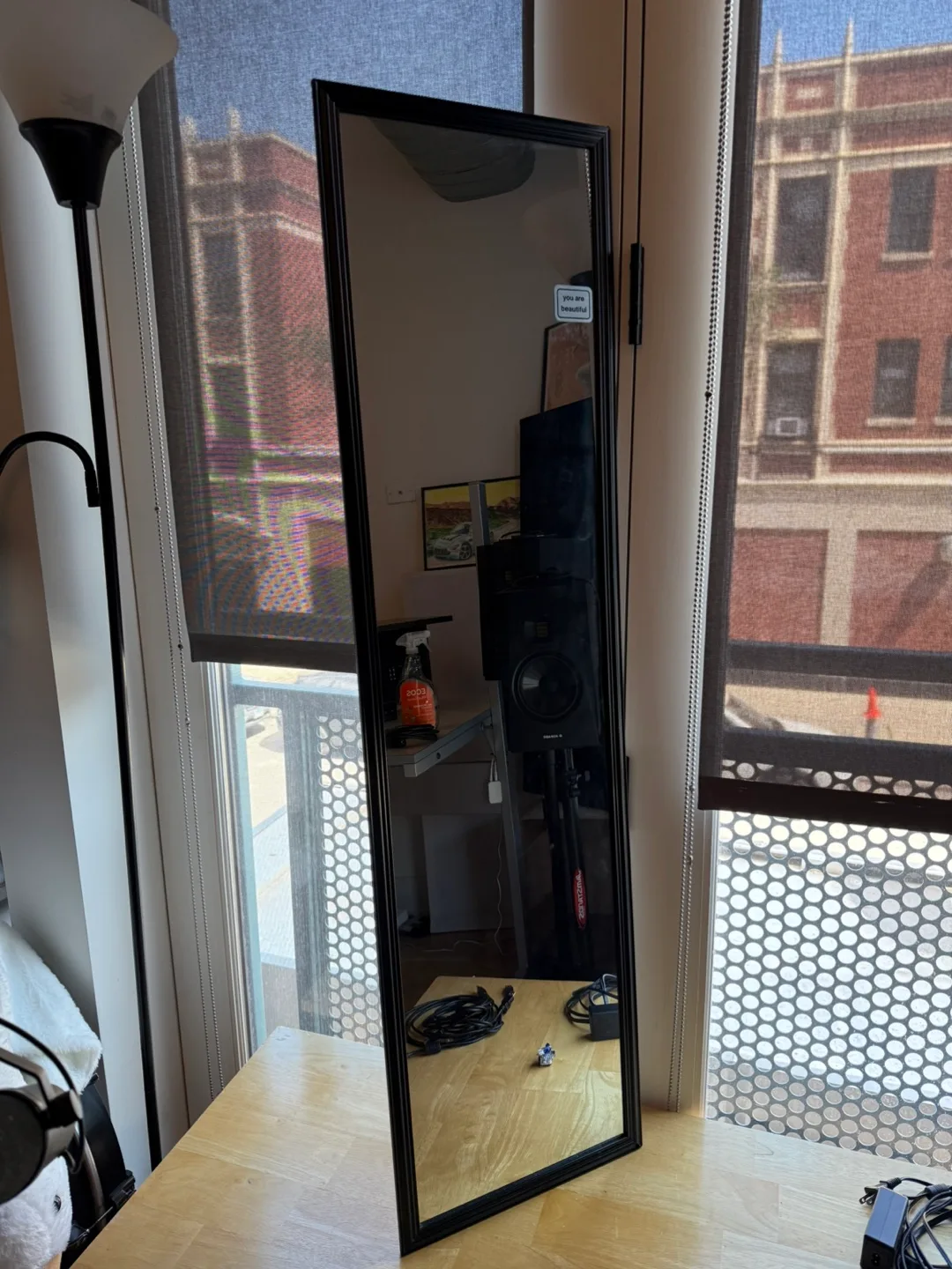 Room Essentials Door Mirror 49.5 x 13.5 in thumbnail