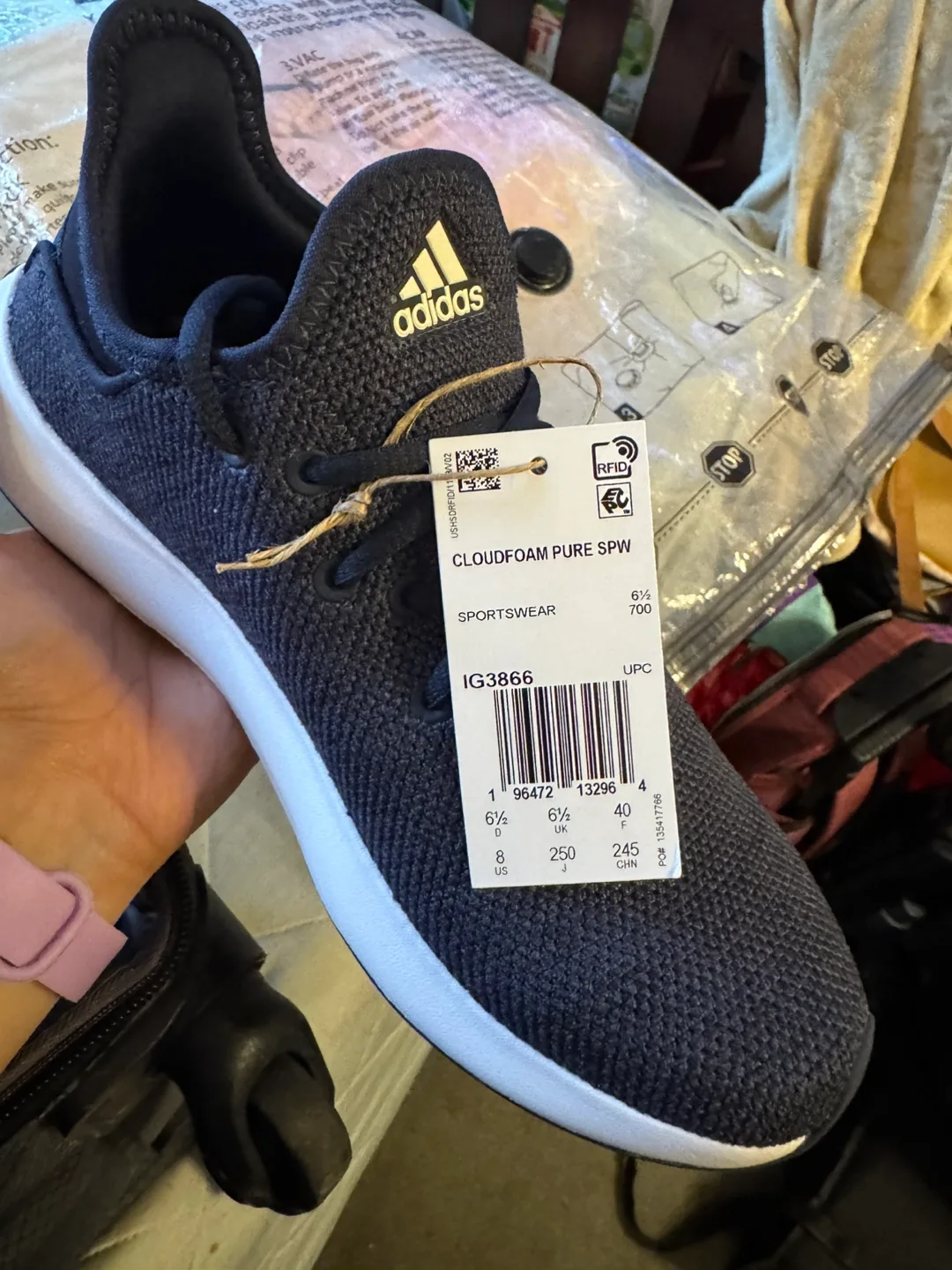 New Adidas Cloudfoam Pure SPW Shoes - Size 8 image indicator(2)