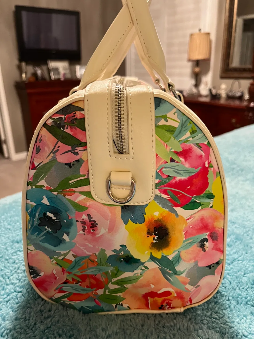 Sassy Jones Floral Barrel Handbag image indicator(3)