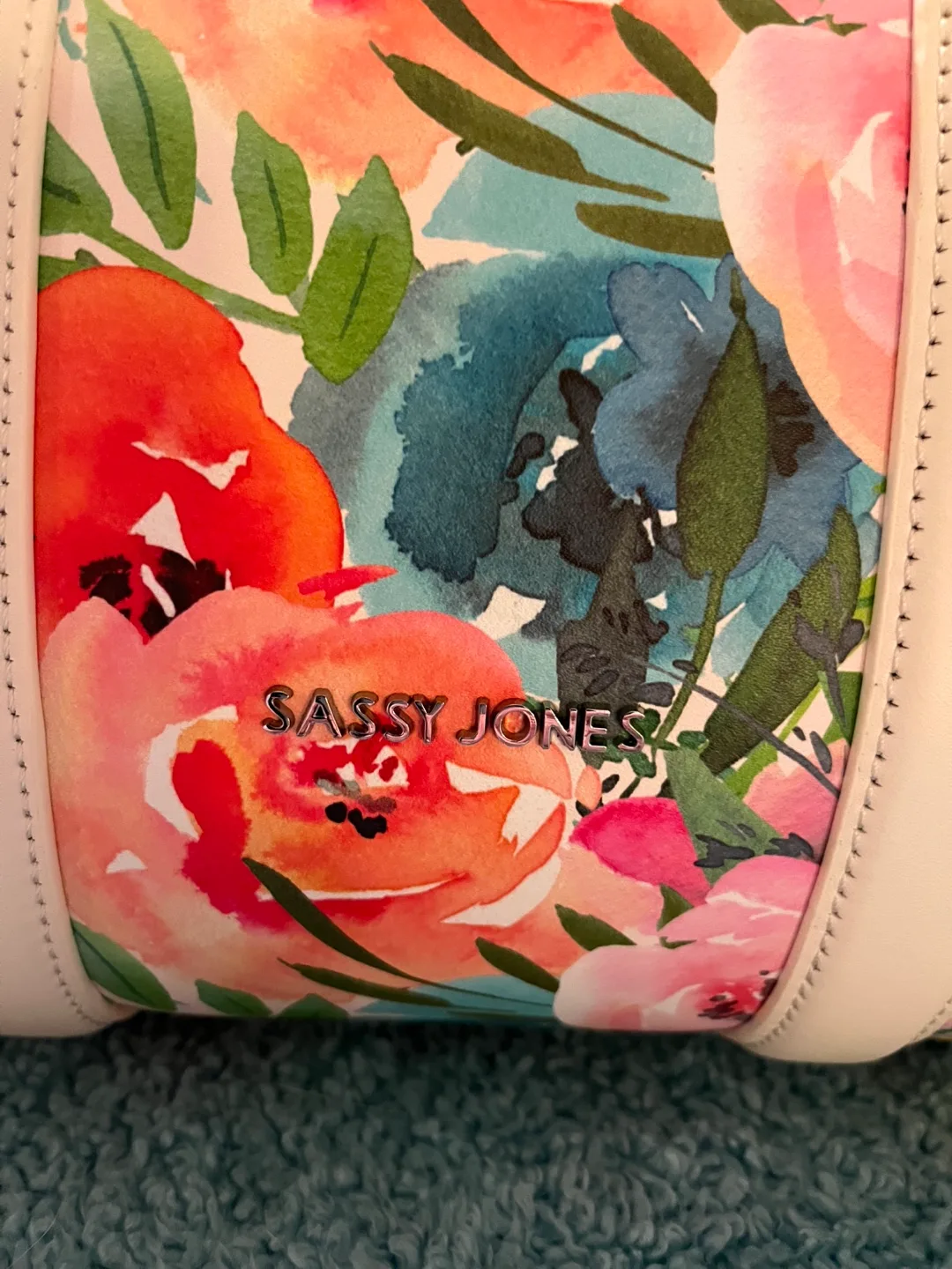 Sassy Jones Floral Barrel Handbag image indicator(2)