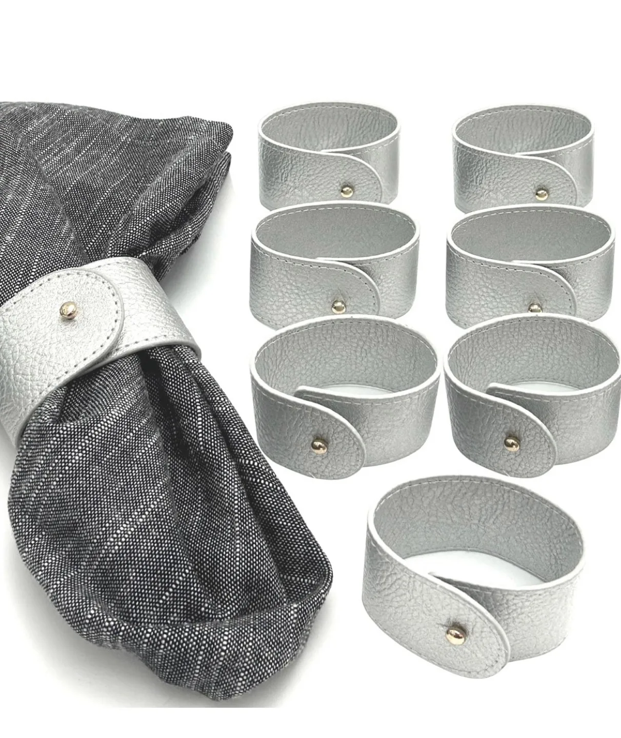 Homewear Faux Leather Runner & Napkin Rings thumbnail
