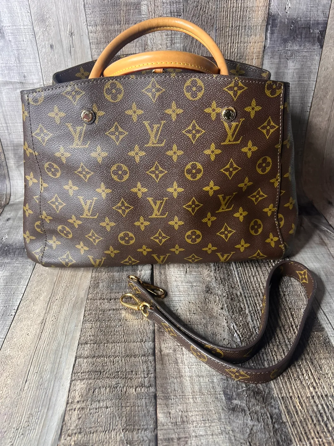 Louis Vuitton Monogram Empreinte Leather Handbag thumbnail