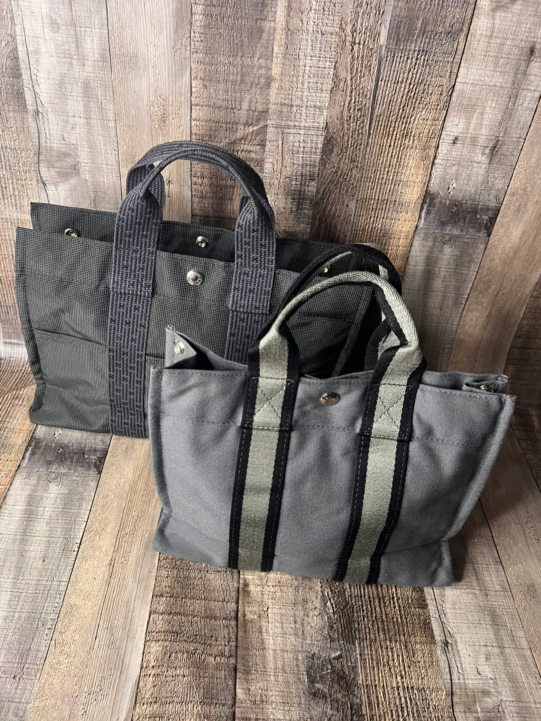 Hermès Grey Tote Bag Set thumbnail